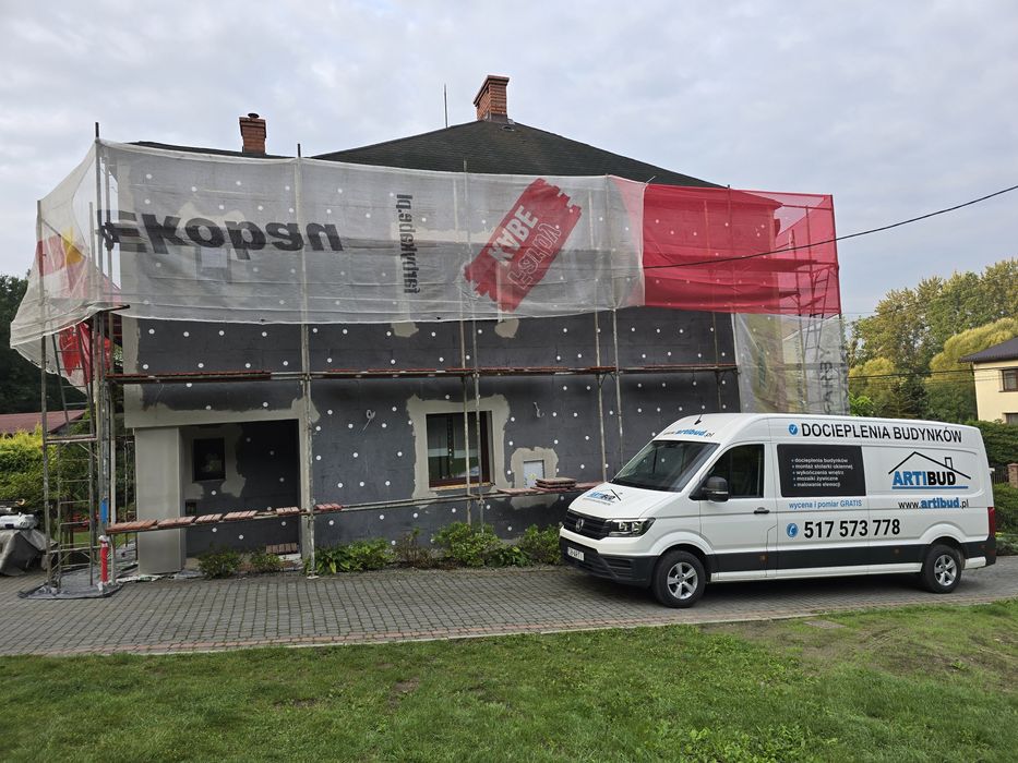 Docieplenia,elewację,malowanie ścian  Docieplenia budynków,