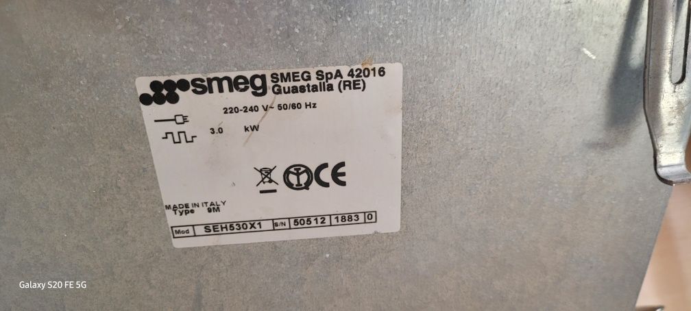 Płyta ceramiczna elektryczna do zabudowy SMEG 2 palnikowa