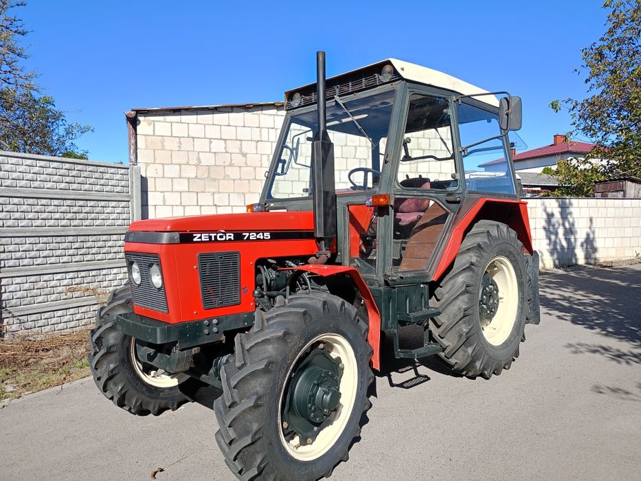Zetor 7245 rozbudowana hydraulika. Idealny stan