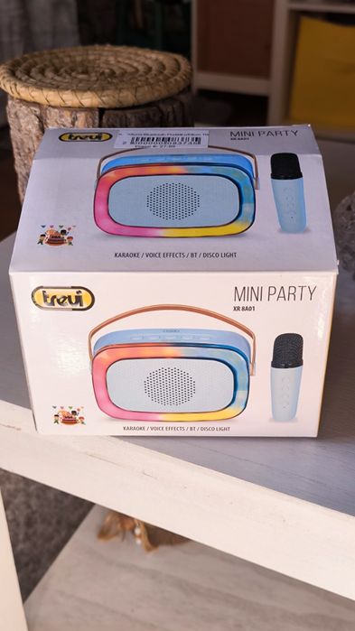 Alta voz karaoke amplificador novo