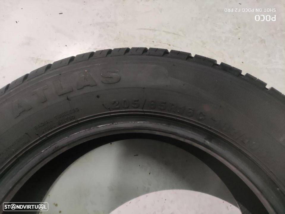 2 pneus semi novos 205/65r16c - oferta dos portes