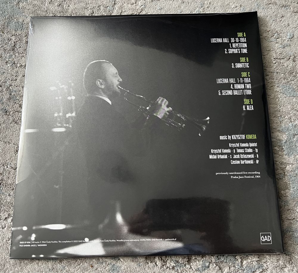 Płyta winylowa Krzysztof Komeda quintet live in Praha 1964 2 LP 23/100