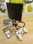 Sony PlayStation 3 Slim, CECH-2004B, SSD 256GB, pad, 2 gry, PS3