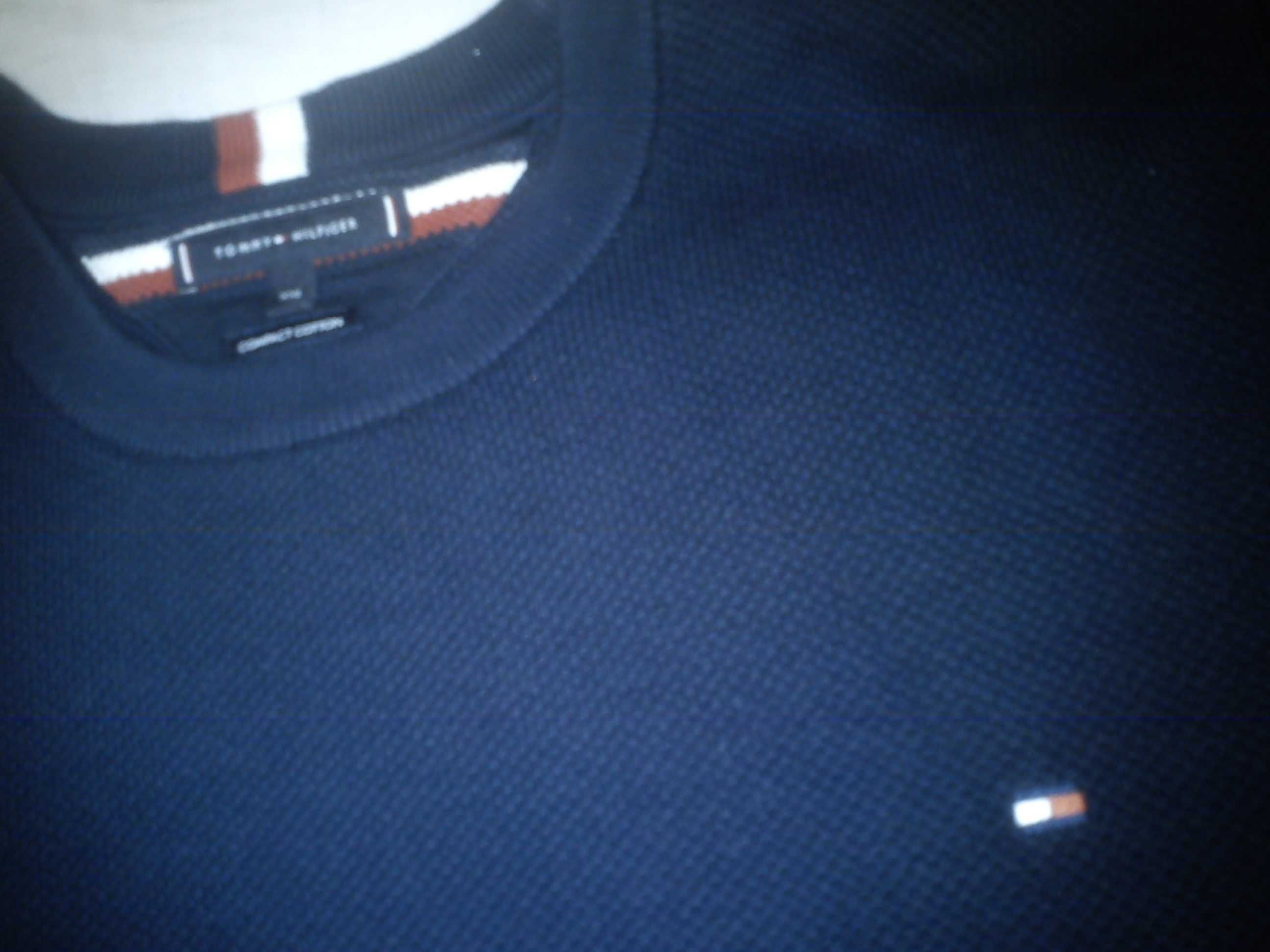 bluza sweter tommy hilfiger xxl/xl granatowa idealna