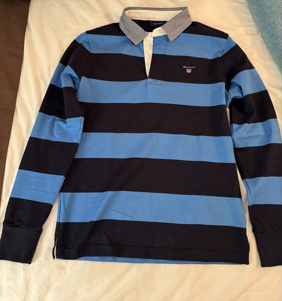 Gant camisola polo (heavy rugger) às riscas S