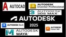 2025 AUTODESK 1 rok Autocad Inventor Revit 3ds-max Maya Fusion Civil