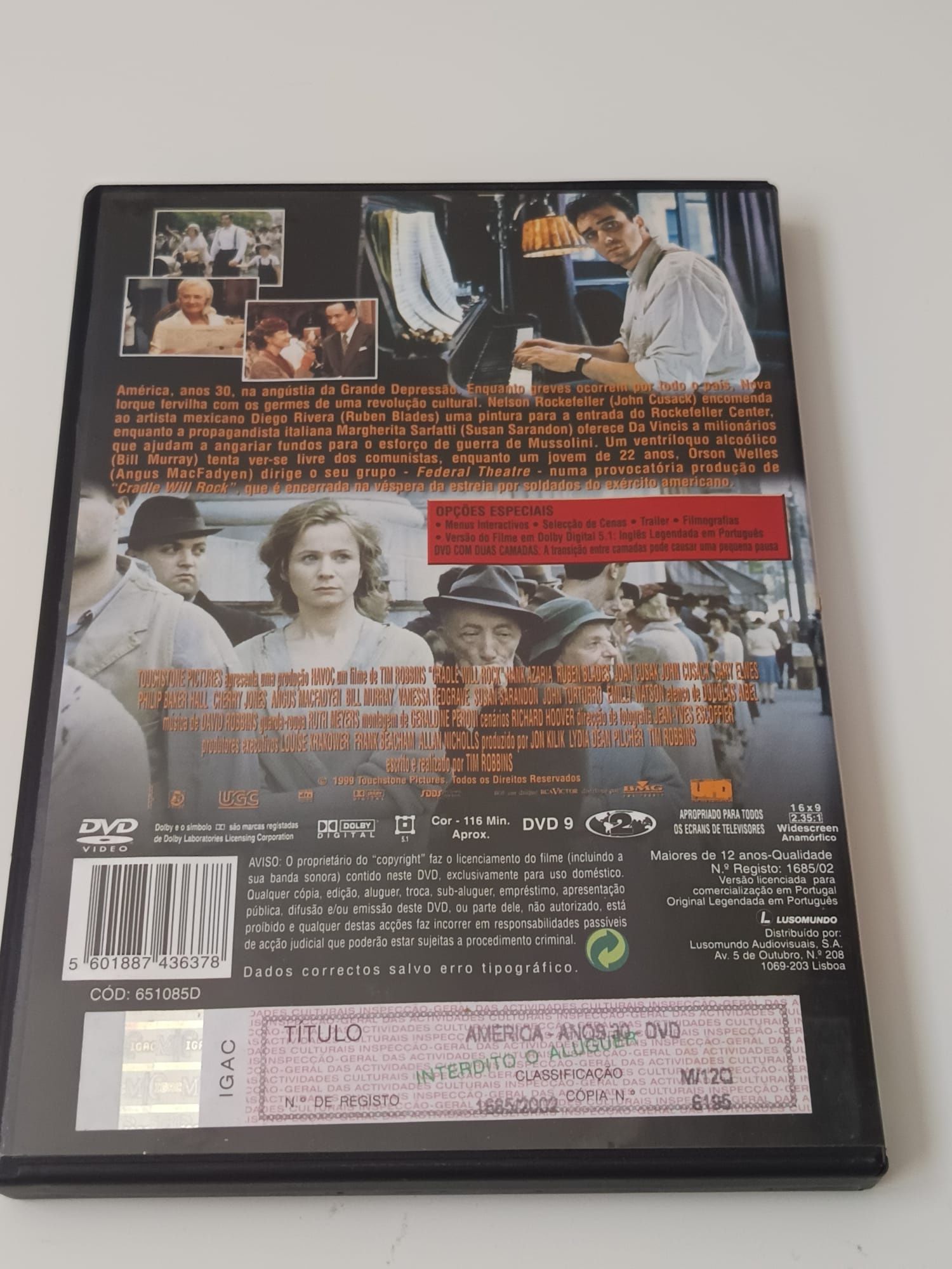 America anos 30 (dvd)