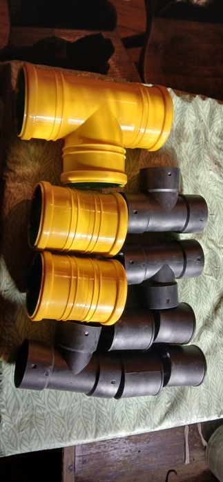 Trójniki, łączniki do drenażu