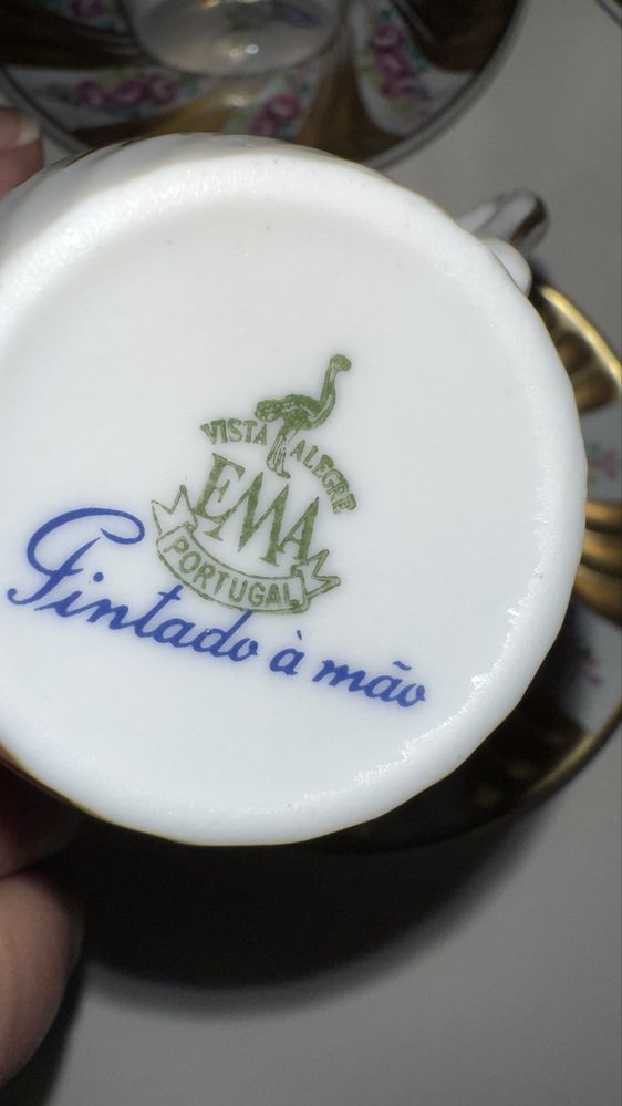 Vista Alegre conjunto 6 chavenas de cafe