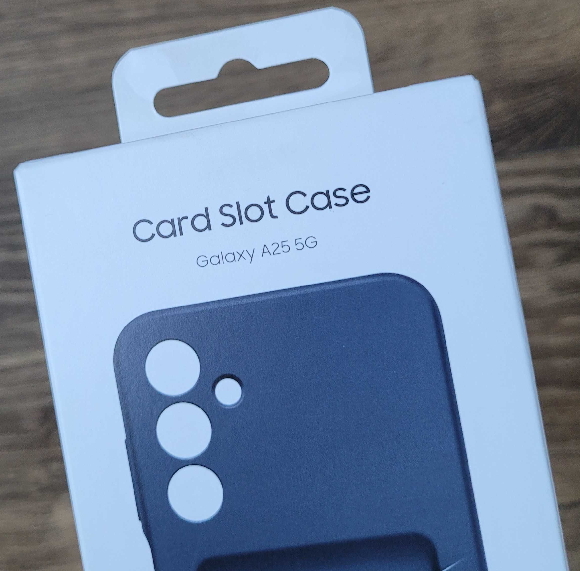 Etui Samsung Card Slot Case do Galaxy A25 5G czarne NOWE