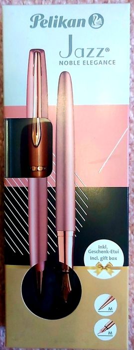 Zestaw pióro + długopis Pelikan Jazz różowy

Różowe złoto.

Możli