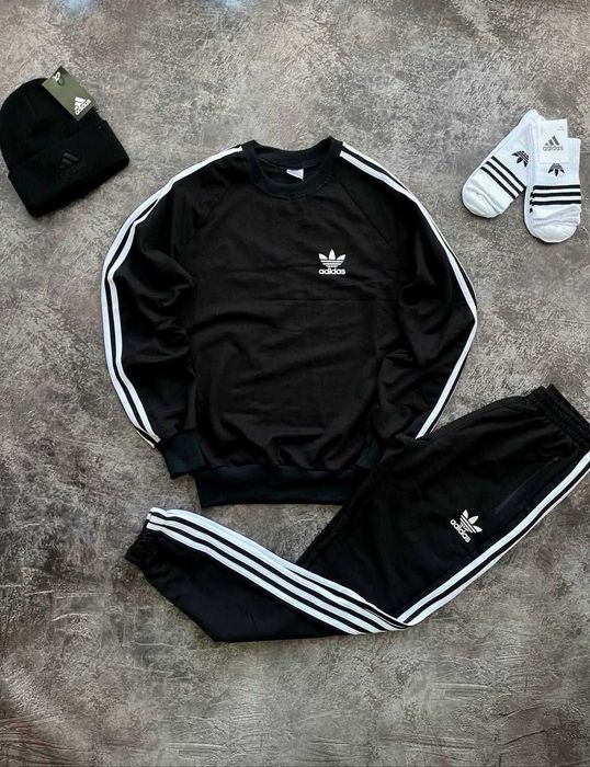 Комплект штани та кофта Адідас, Adidas костюм спортивний