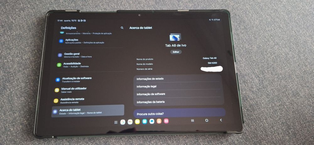 Tablet Samsung Galaxy  A8 32GB
32GB