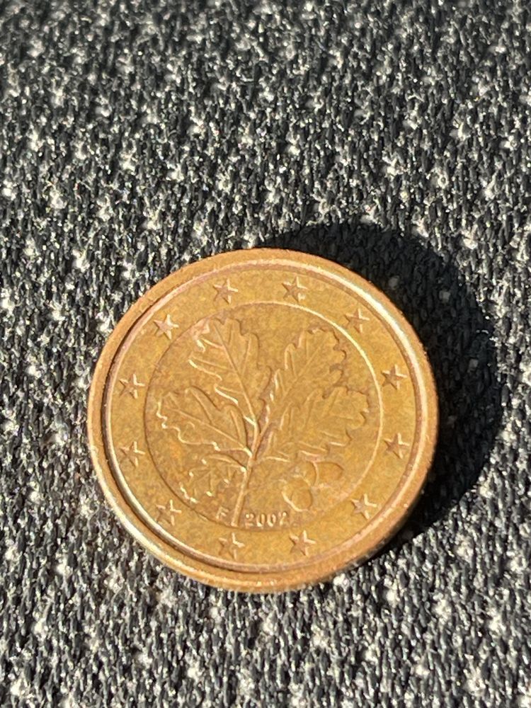 Moeda 0,1 cent- 2002 Duas (J) (F) carvalho “LOTE varias moedas