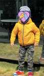Детская куртка Petit Bateau , 5 лет, друсторонняя , демисезонная