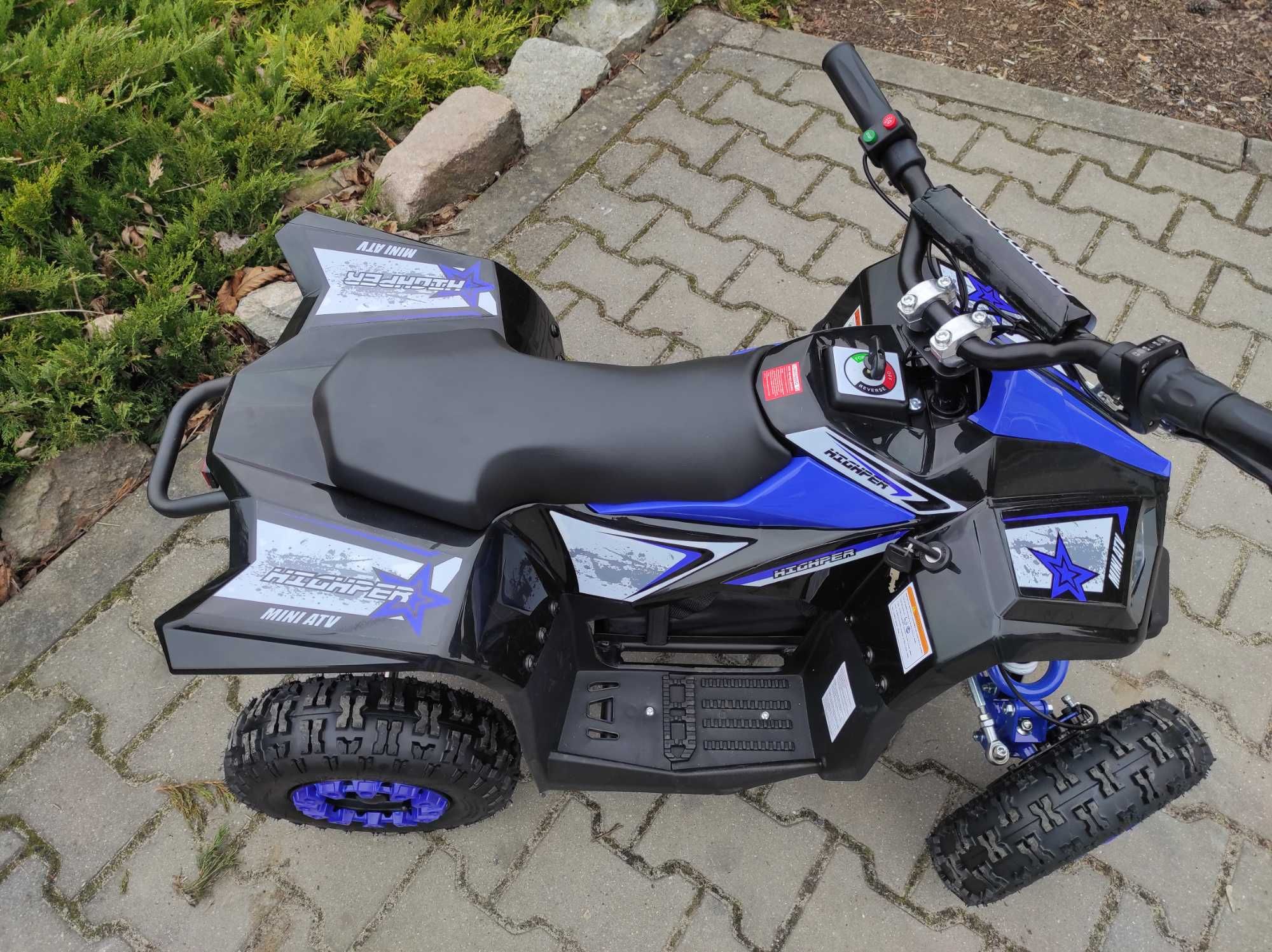 Quad na akumulator - Duży - Szybki 35km - 1000W silnik 48V