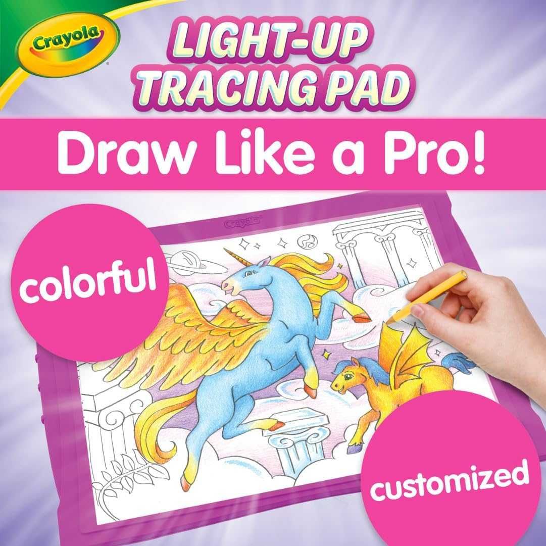 Дошка для малювання та копіювання Crayola з підсвічуванням Оригінал