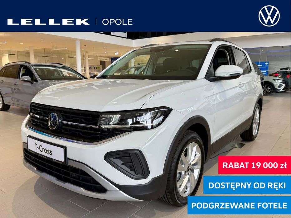 Volkswagen T-Cross | Kamera cofania | Aktywny tempomat | Podgrzewane fotele | od ,,ręki’’