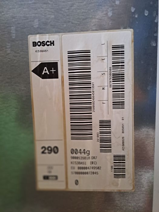 Lodówka Chłodziarko Zamrażalka  Bosch KIS38A51