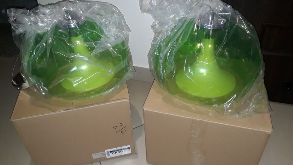 Lampy sufitowe Argon szklane 2szt cena za komplet