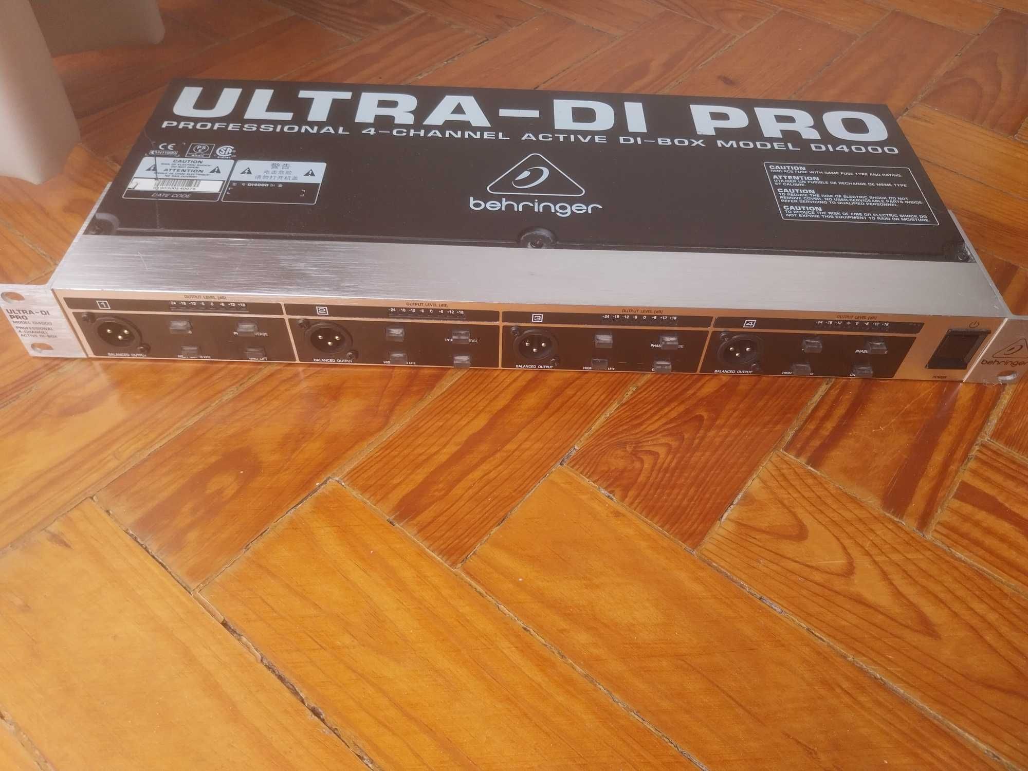 Behringer Ultra-DI Pro 4000 , 2 unidades preço por cada