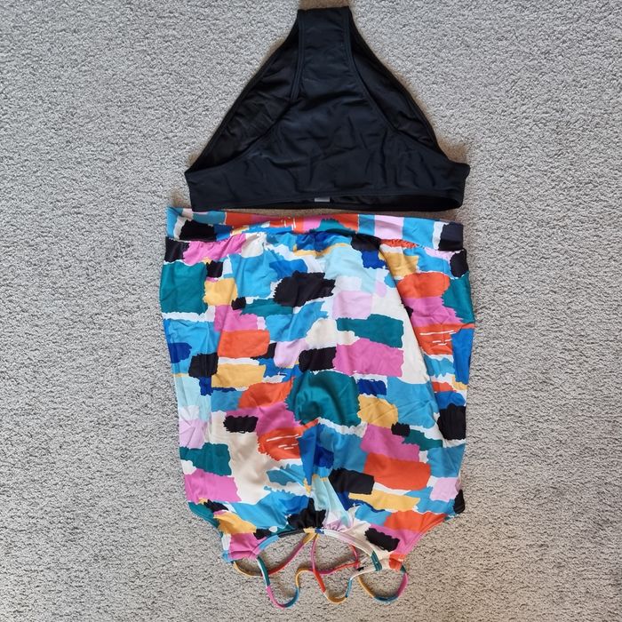 Dwuczęściowy strój kąpielowy tankini r.L Koszulka i majtki Aleumdr