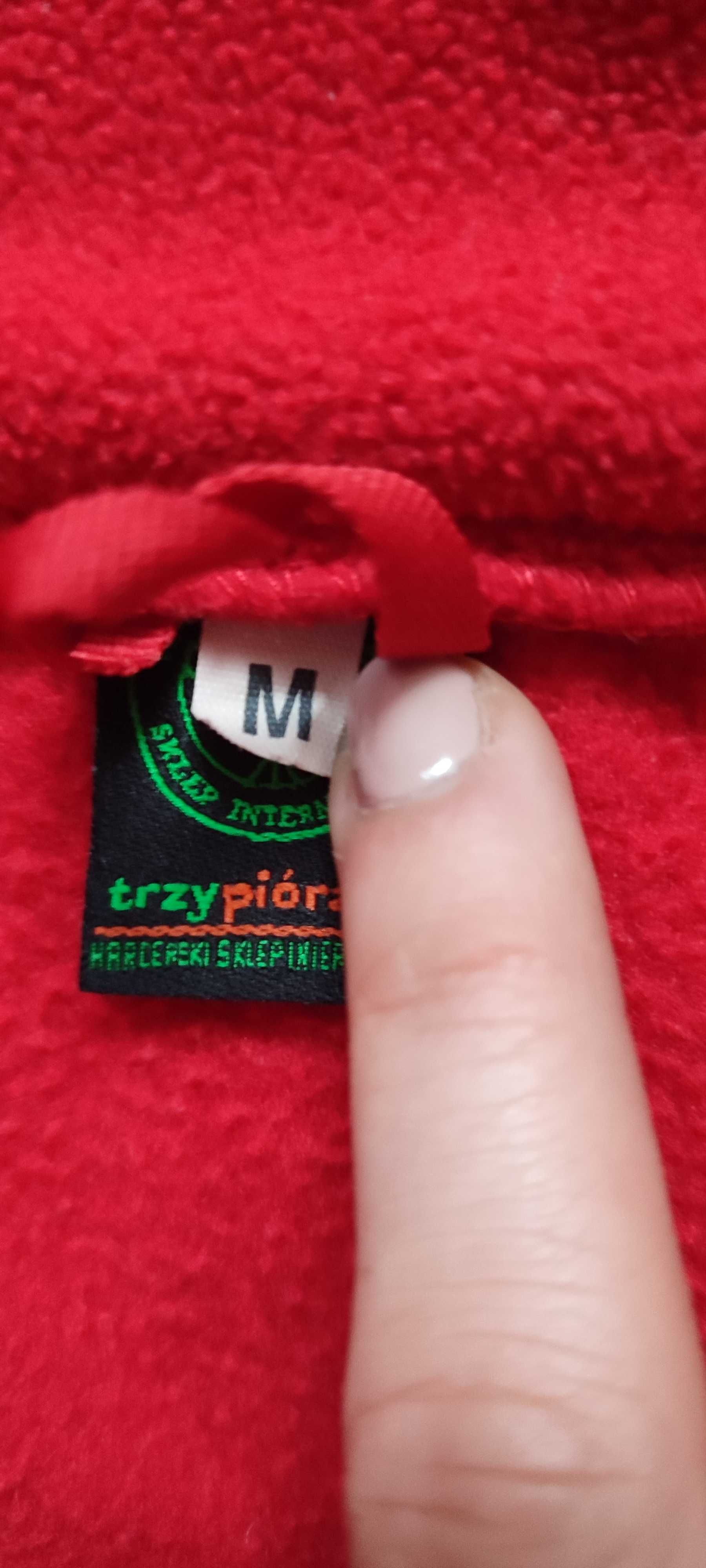 Gruby polar TRZY PIÓRA, bluza polarowa M z emblematem nr 5 (76)
