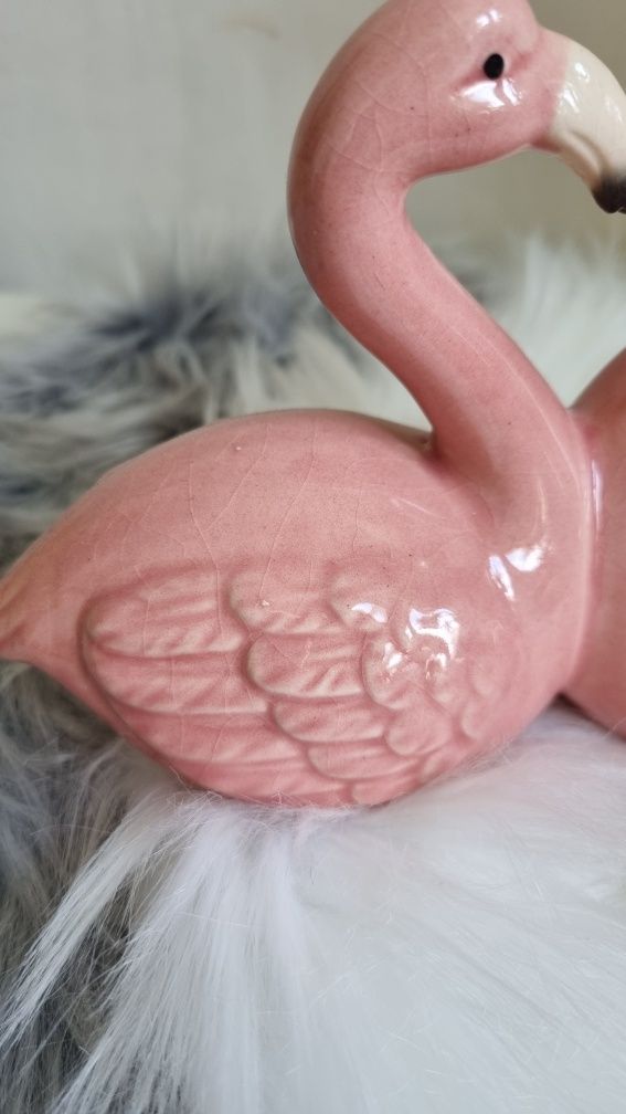 Figurka dekoracyjna flamingi