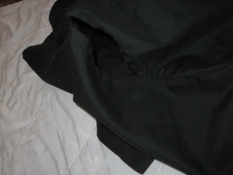 Chałat roboczy czarny lekki na lato haft 3 kieszenie Wichita Kansas L