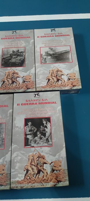 Coleção sobre a primeira guerra mundial VHS.
