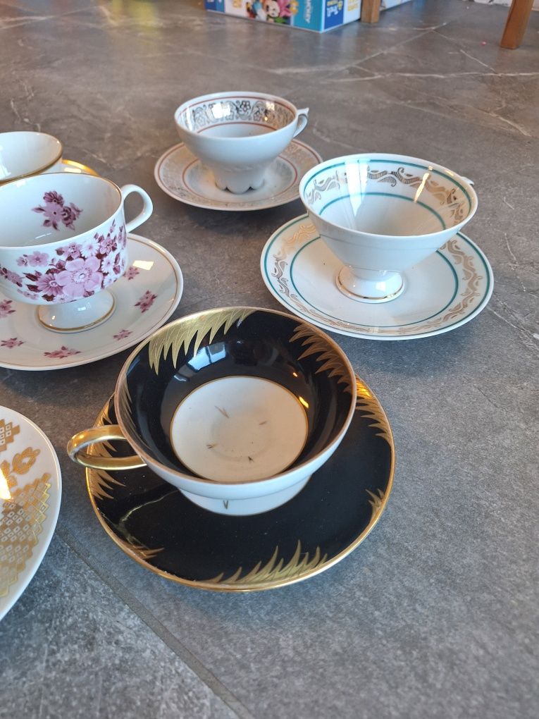 7 duo sniadaniowych porcelana unterweissbach bareuther pmp kahla fine