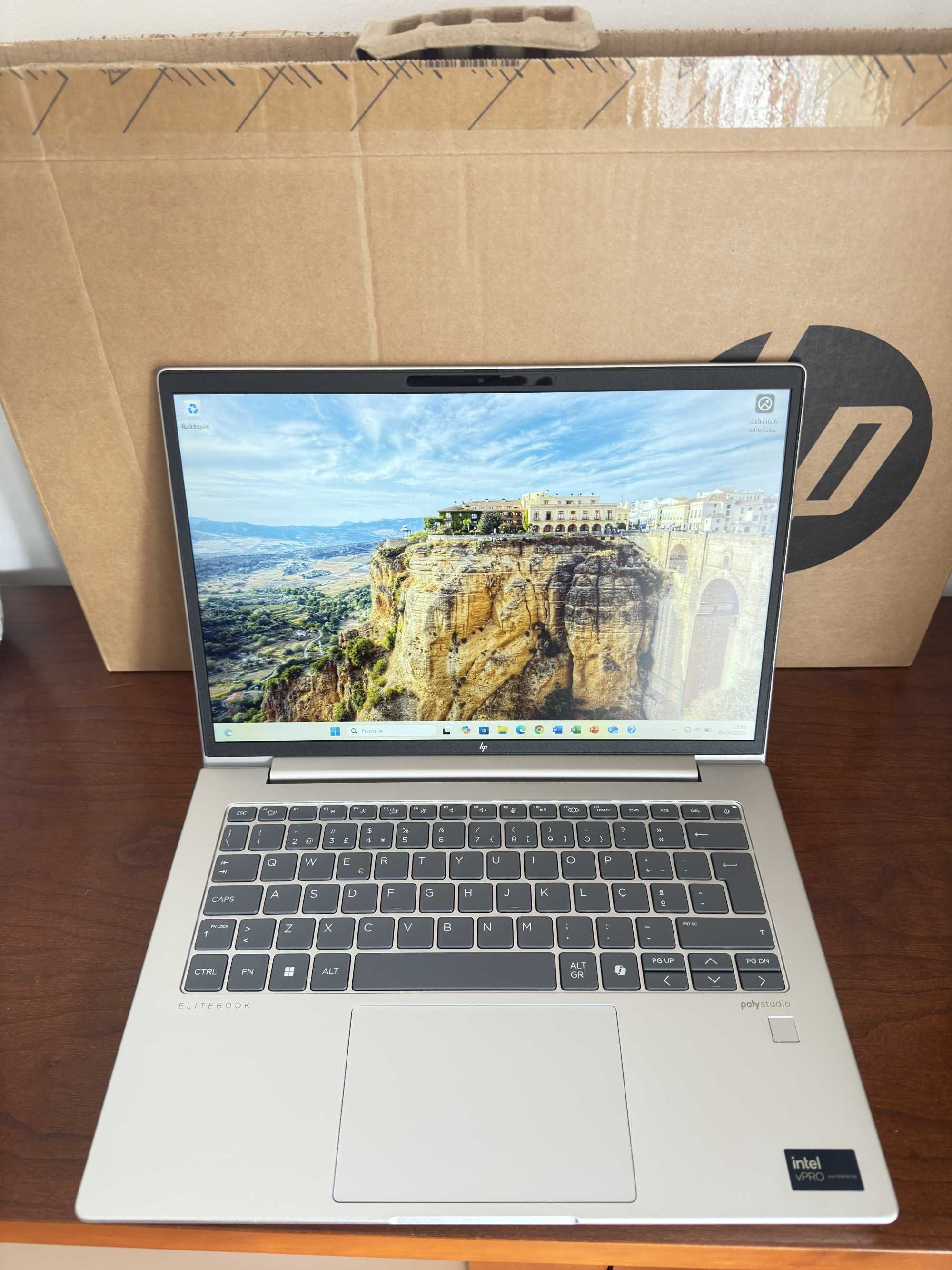 HP Elitebook G11 Novo 14"/Ultra 7-165U c/12+14 Cores!/32G/1TB/Garantia