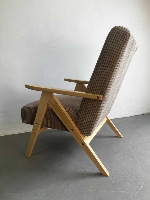 Fotel MARCEL, styl vintage, retro lisek jedynka Prl WYSYŁAMY !