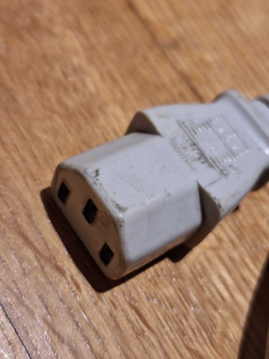 Przewód, kabel zasilający do komputera, PC, drukarki, monitora trapez