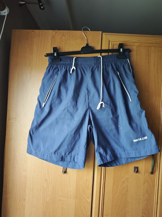 Spodenki letnie męskie niebieskie L