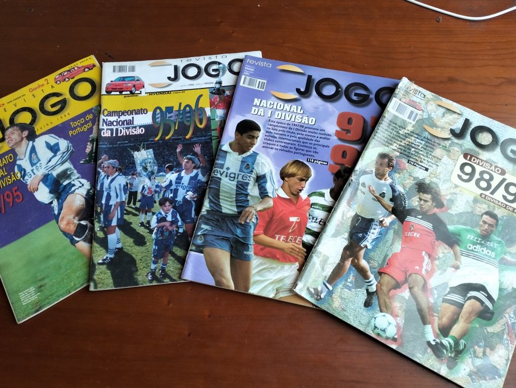 Antigas revistas/suplementos O JOGO