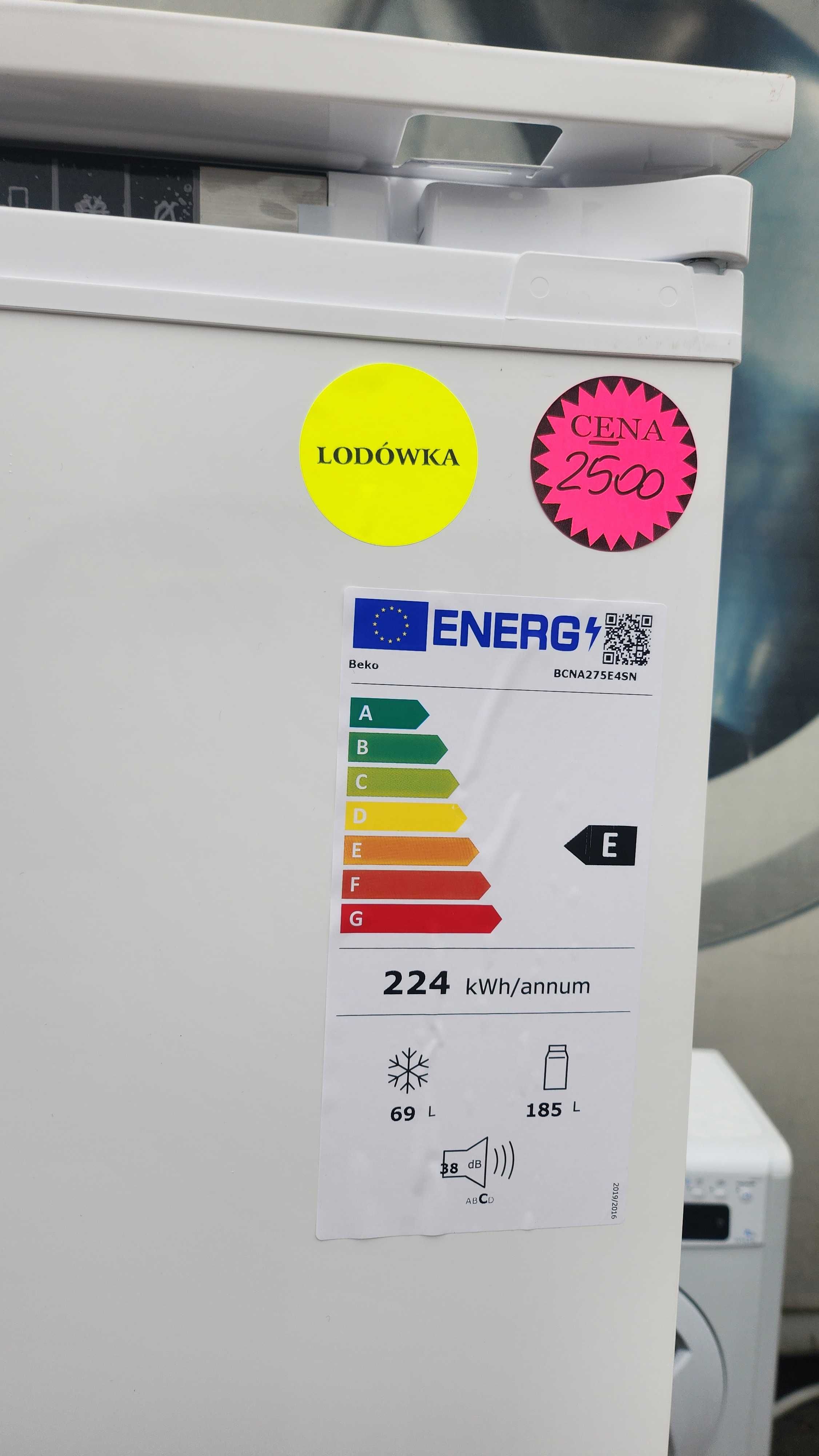 JANKI AGD Lodówka do zabudowy 177cm Beko BCNA275E4SN