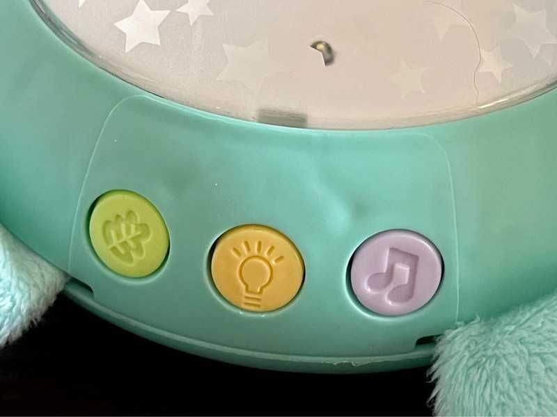 Fisher Price Hipopotam uspokajacz hipcio projektor pozytywka