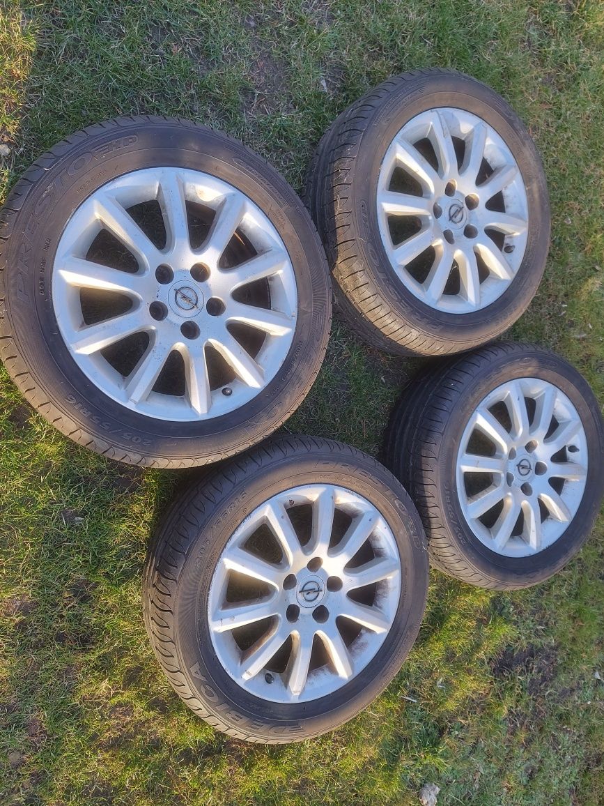 5x110 R16 Opel Astra H Meriva Zafira Koła 205/55 Oryginalne Felgi