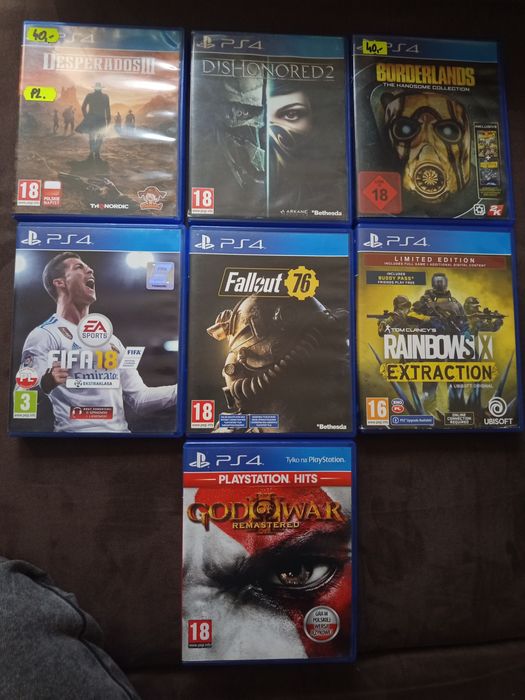 Gry na konsole ps4