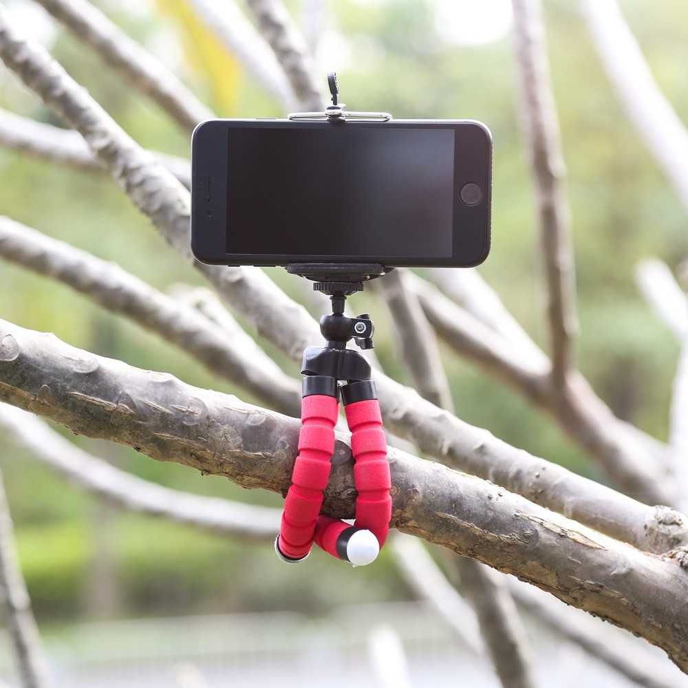 Mini Tripé para Smartphone ou Câmara Fotográfica