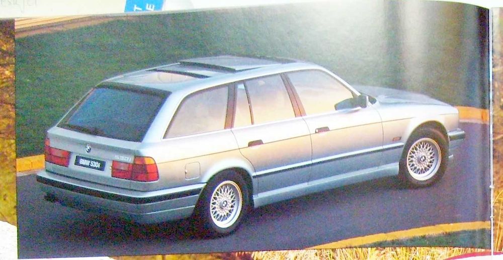 BMW 1996 (2/95) 3 E36, 5 E34, 5 E39, 7 E38, 8 E31 prospekt 24 str. BDB