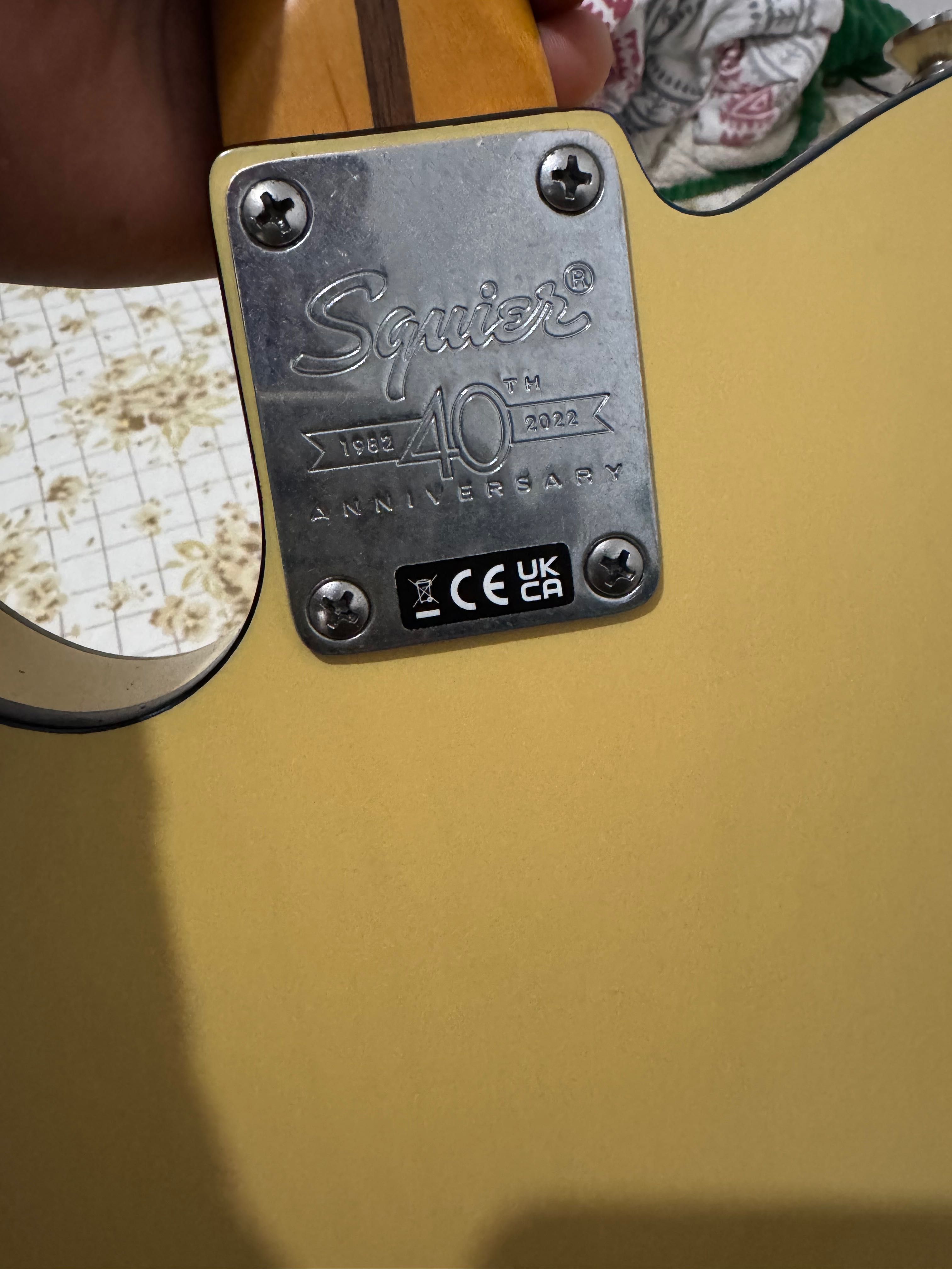 Fender Squier 40th anniversary