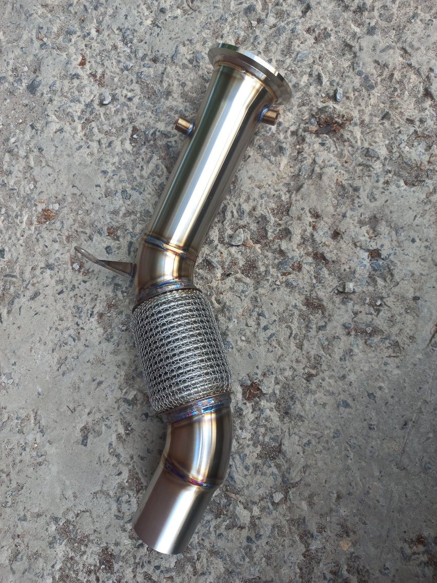 Downpipe bmw x5 f15 m50d даунпайп бмв f16 m50d