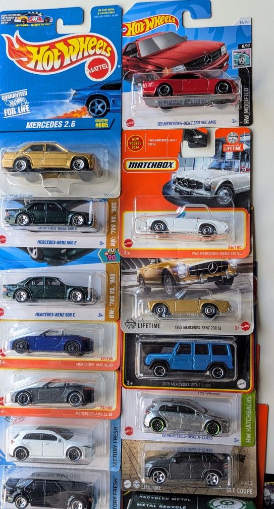 Mercedes-Benz Hot Wheels Matchbox Хот Вілс Мачбокс Мерседес