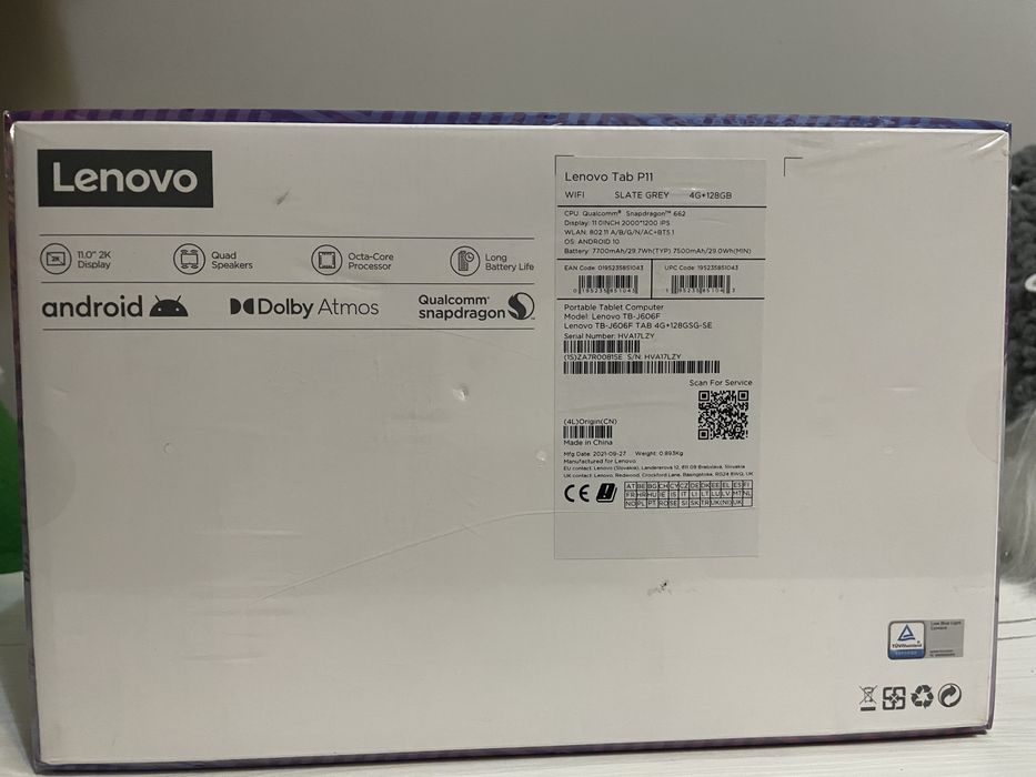 Lenovo Tab P11 TB-J606F