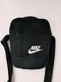 Барсетка бананка сумка сумочка с отделами черная Nike