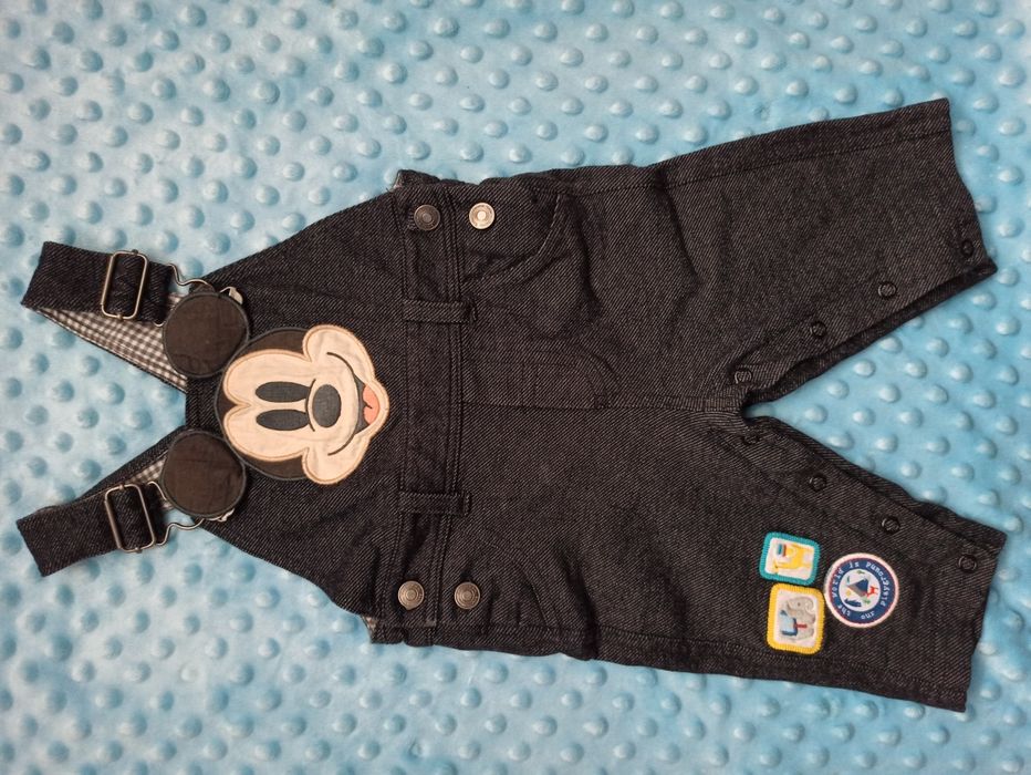 Spodnie ogrodniczki rozmiar 68