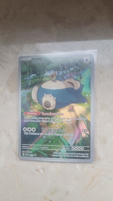 Snorlax pokemon Scarlet & Violet 151 SVP051
