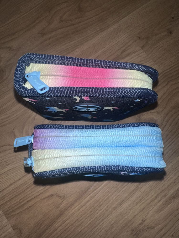Dwa piórniki CoolPack Cool Pack Blue Unicorn jednorożce